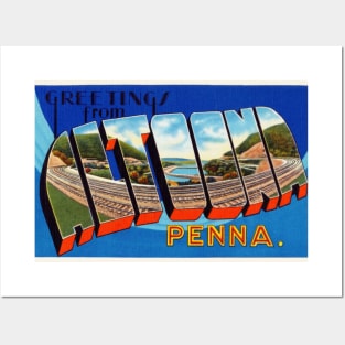 Greetings from Altoona, Pennsylvania - Vintage Large Letter Postcard Posters and Art